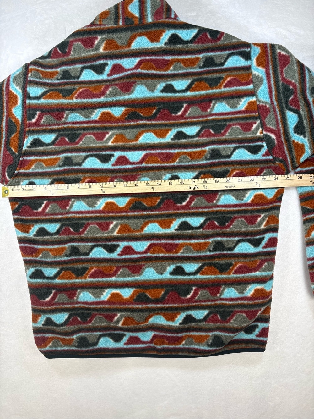 Patagonia Lightweight Synchilla Snap-T Pullover Delta Cinder Red Large Fleece - Picture 10 of 12